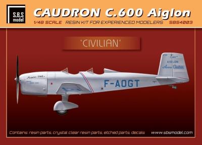 Caudron C.600 Aiglon 'Civilian' készlet