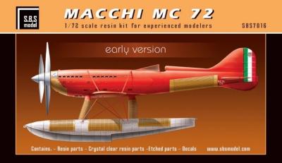 Macchi MC 72 'Early Version' készlet