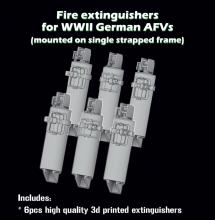 Fire extinguisers for WW II German AFV - 1.